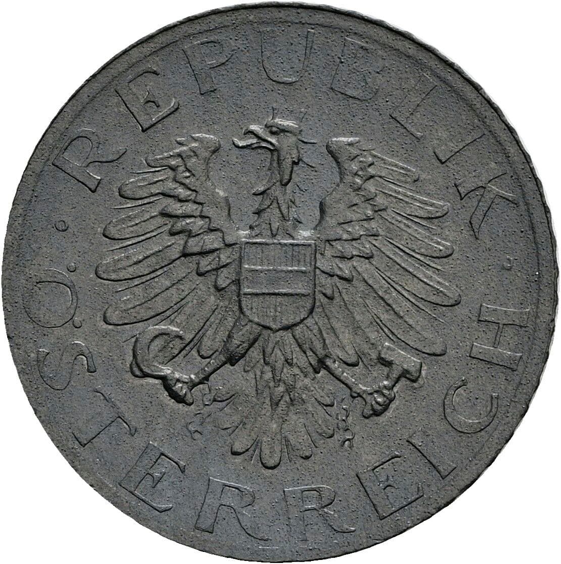 5 Groschen 1980 – Rückseite