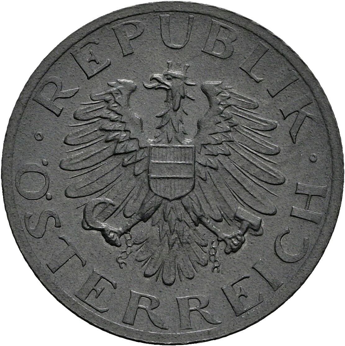 5 Groschen 1980 – Rückseite