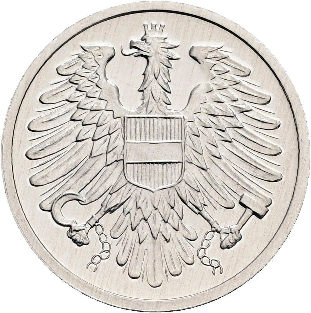 2 Groschen 1987 – Rückseite