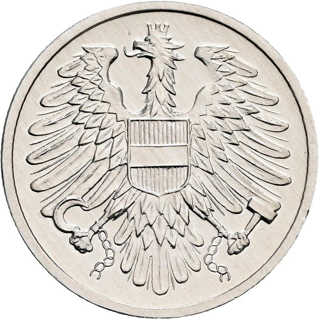 2 Groschen 1989 – Rückseite