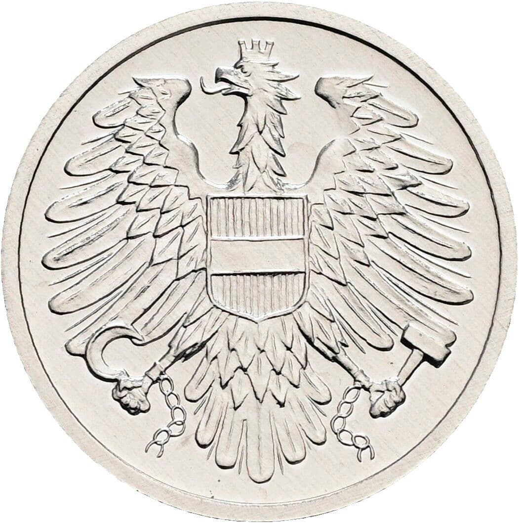 2 Groschen 1989 – Rückseite