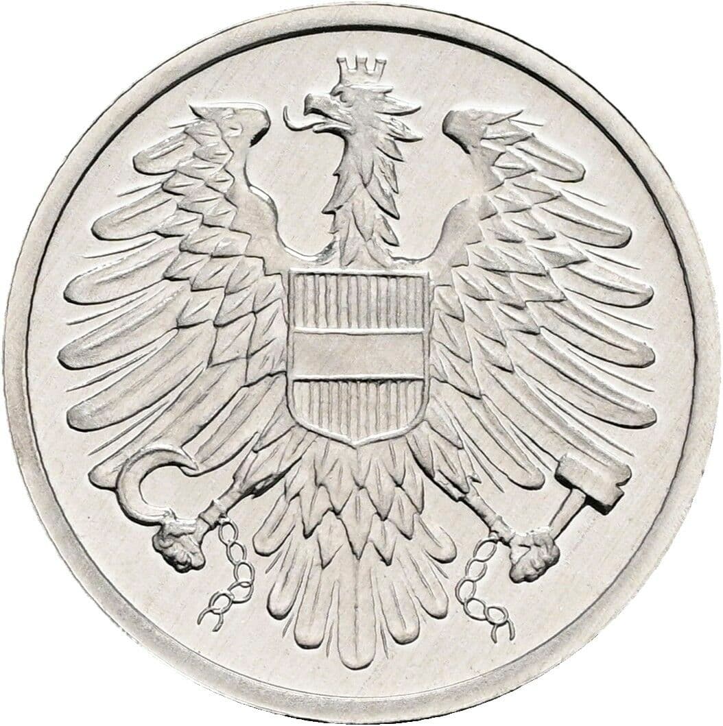 2 Groschen 1983 – Rückseite