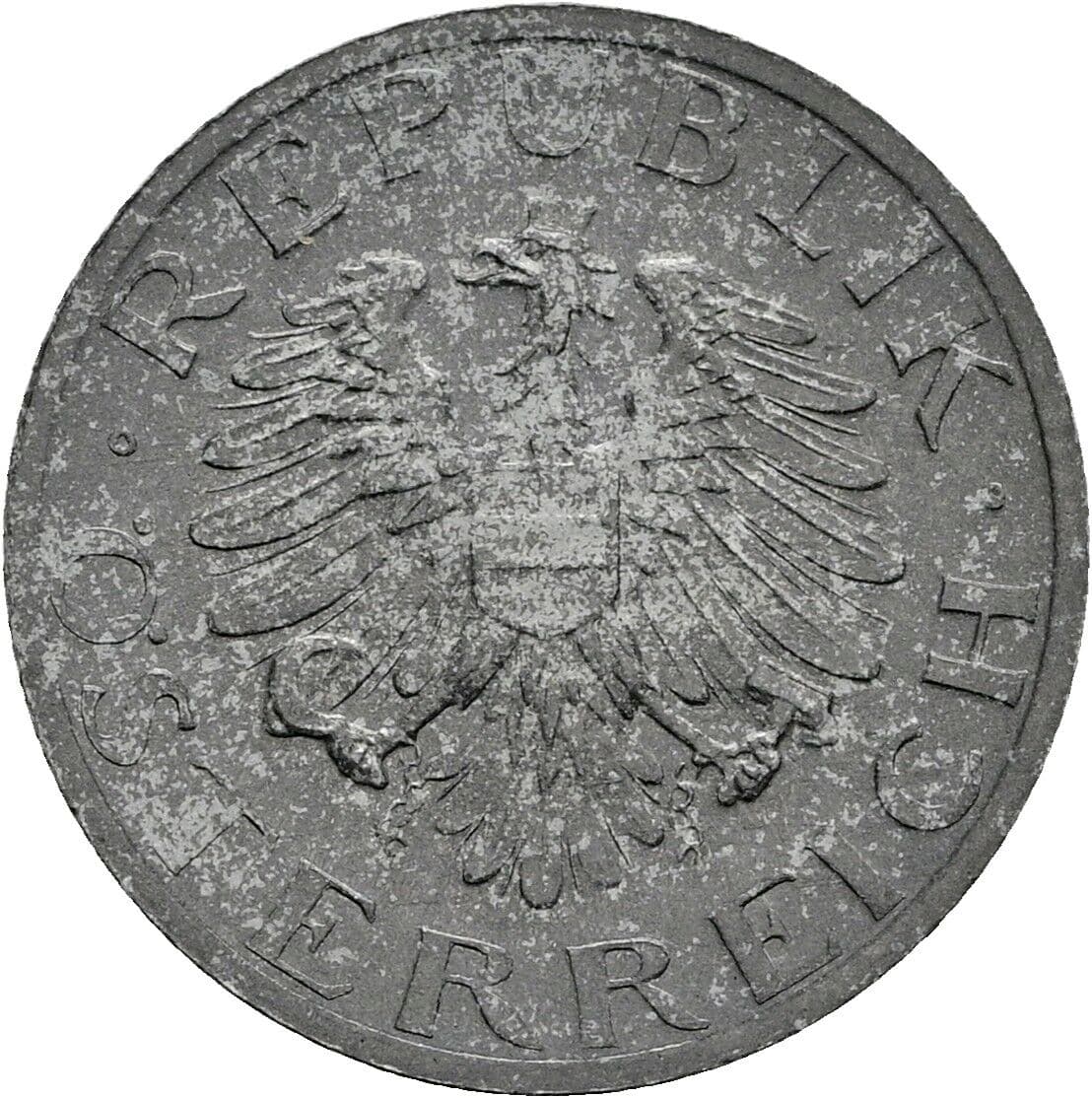 5 Groschen 1980 – Rückseite
