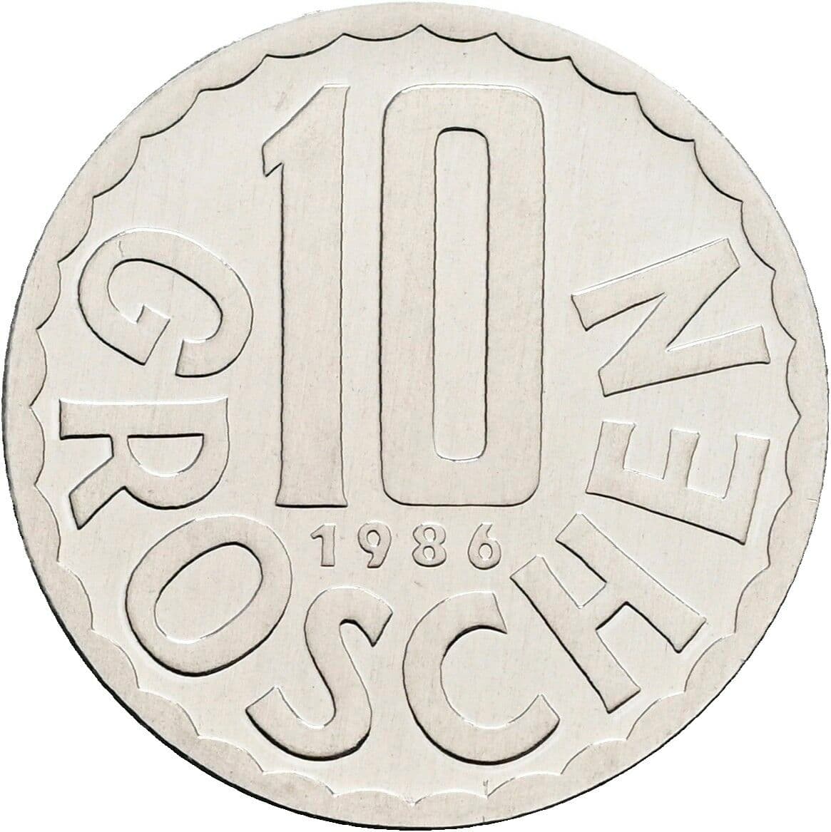 10 Groschen – Vorderseite