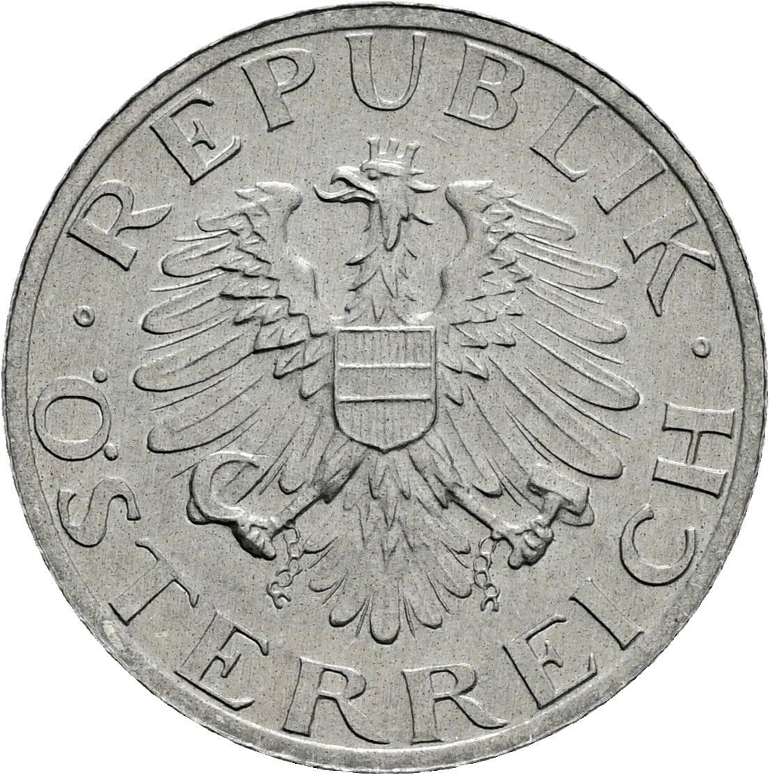 5 Groschen 1989 – Rückseite