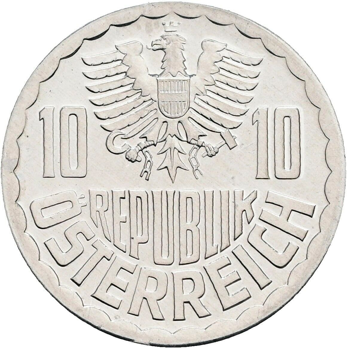 10 Groschen 1983 – Rückseite