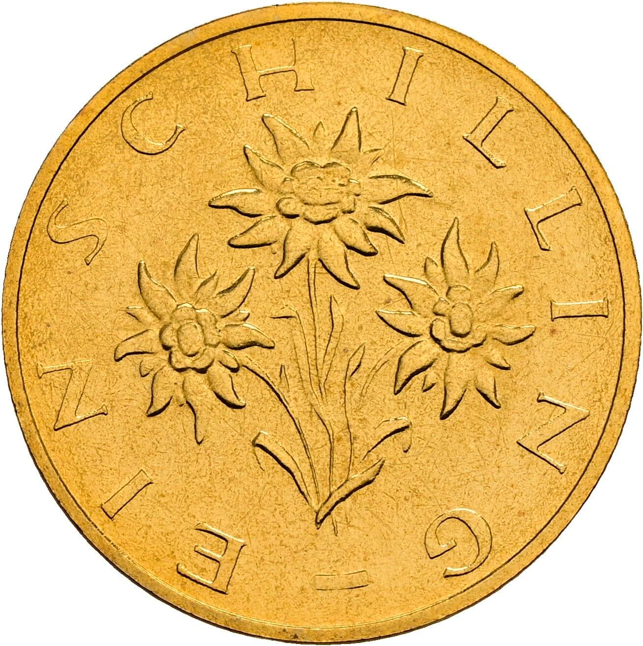 1 Schilling 1989 – Rückseite