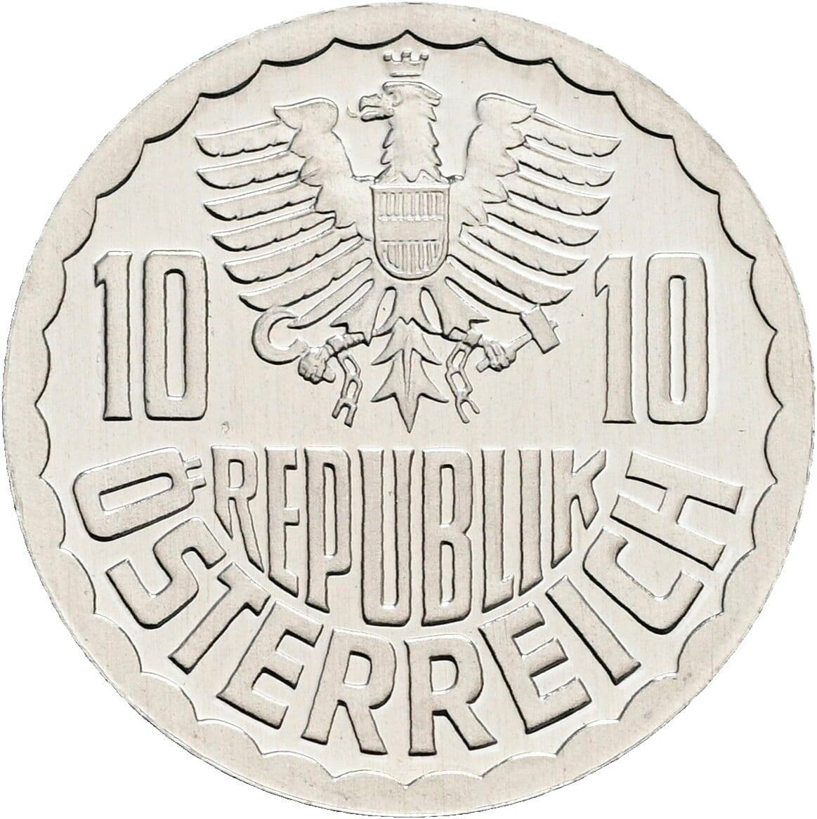 10 Groschen – Rückseite