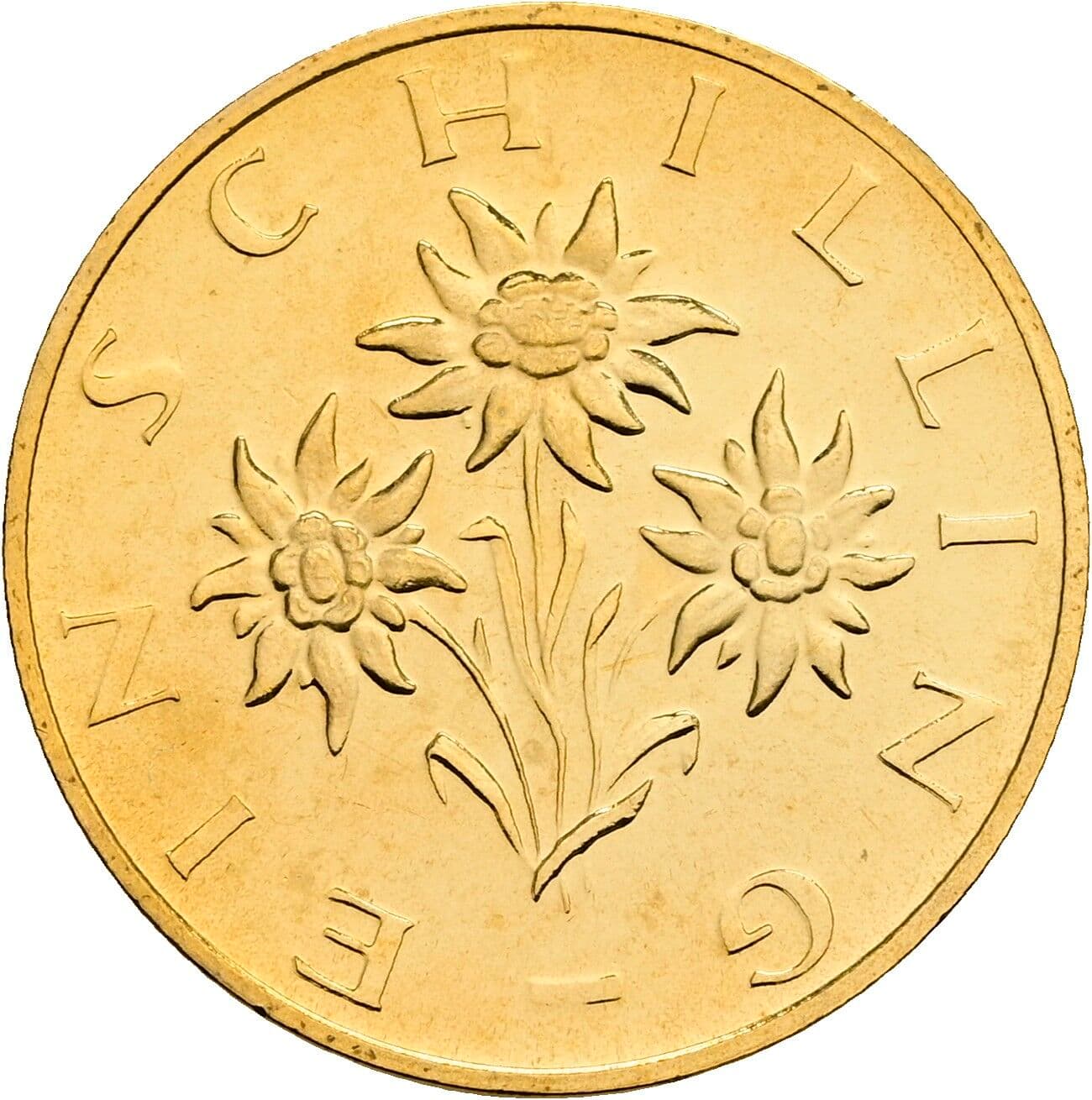 1 Schilling 1981 – Rückseite