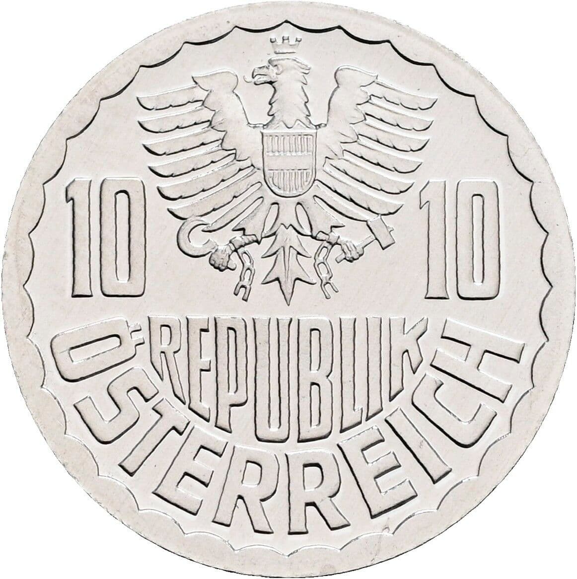 10 Groschen 1988 – Rückseite