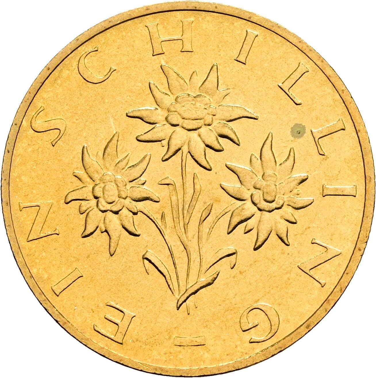 1 Schilling 1986 – Rückseite