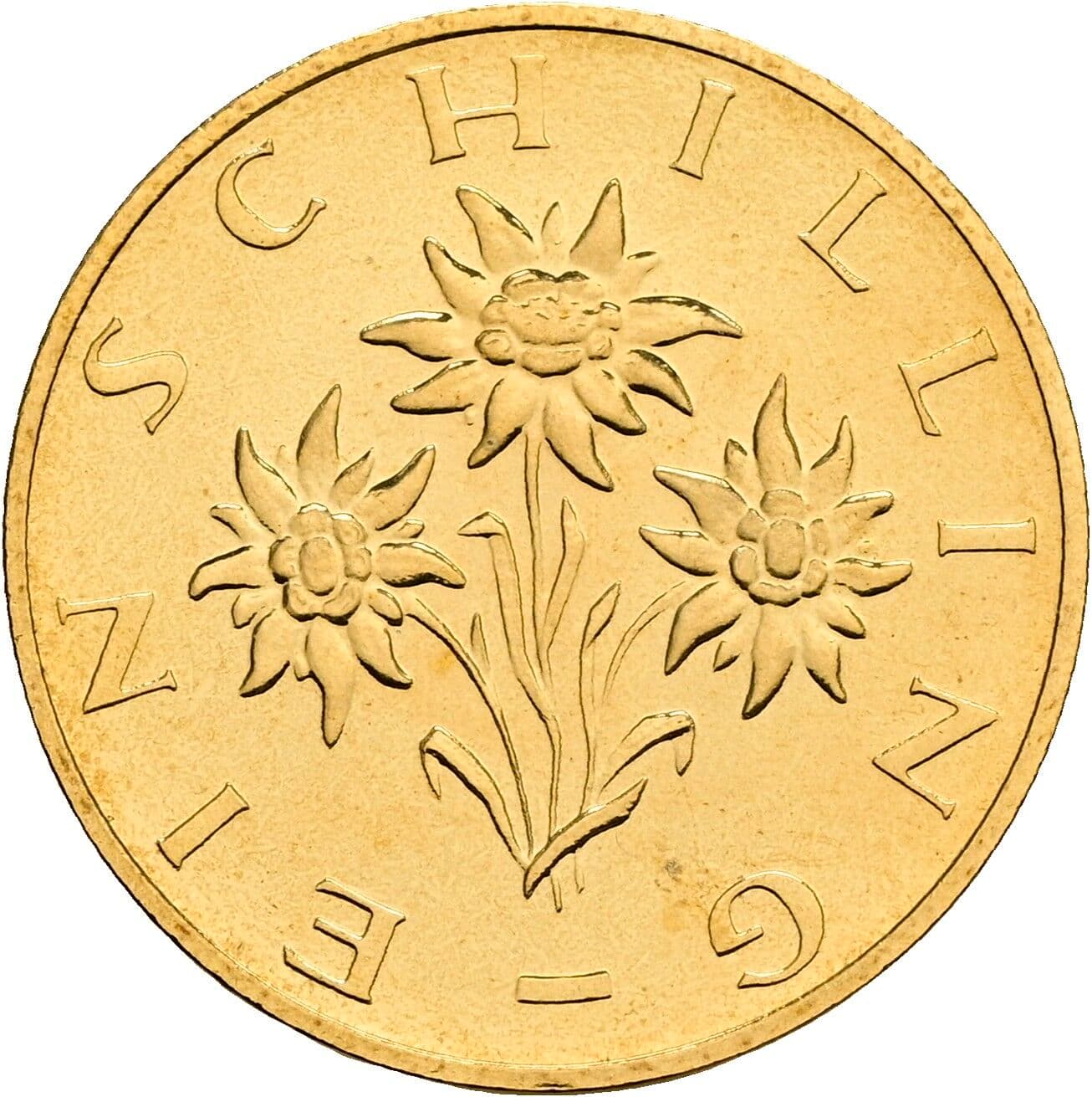 1 Schilling 1984 – Rückseite