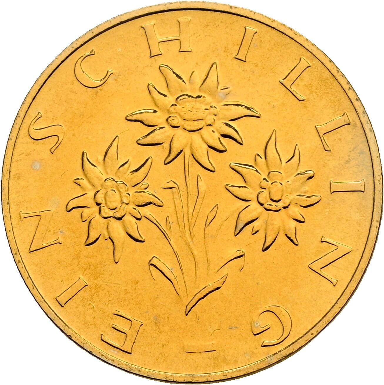 1 Schilling 1983 – Rückseite
