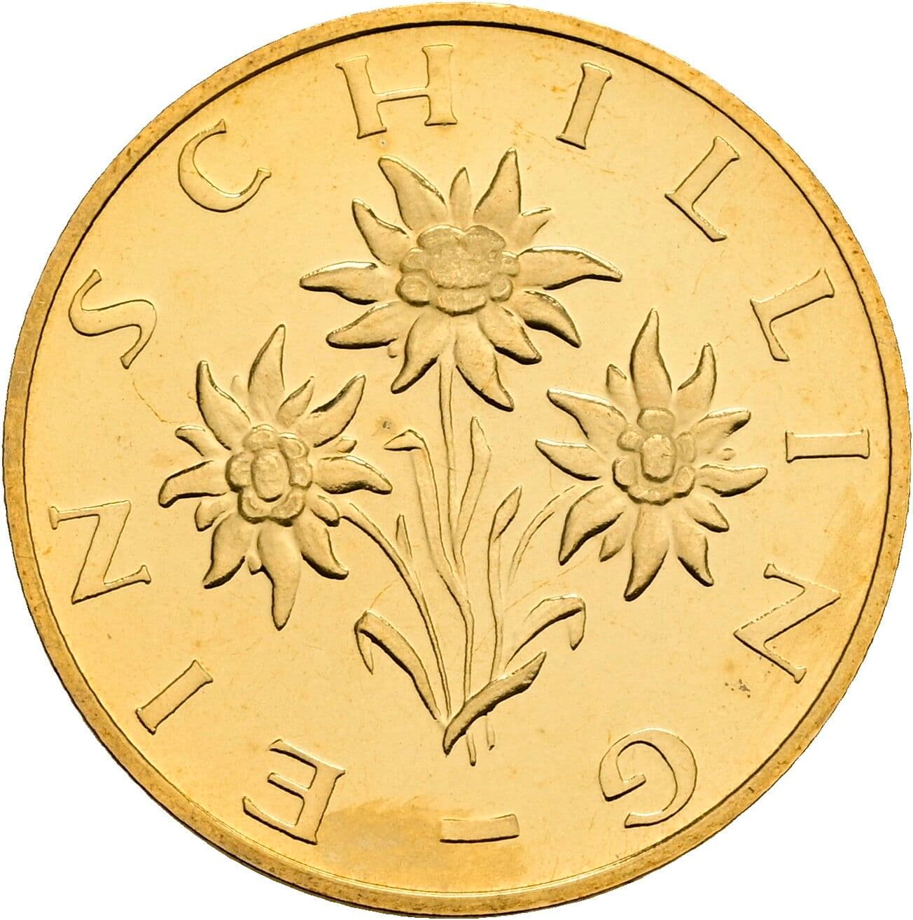 1 Schilling 1981 – Rückseite