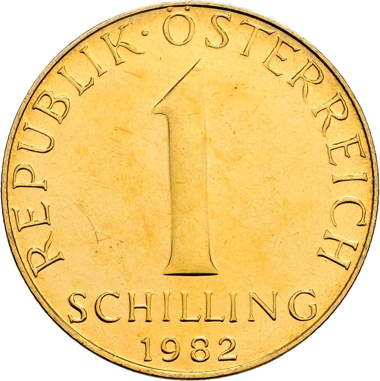 1 Schilling 1982 – Vorderseite