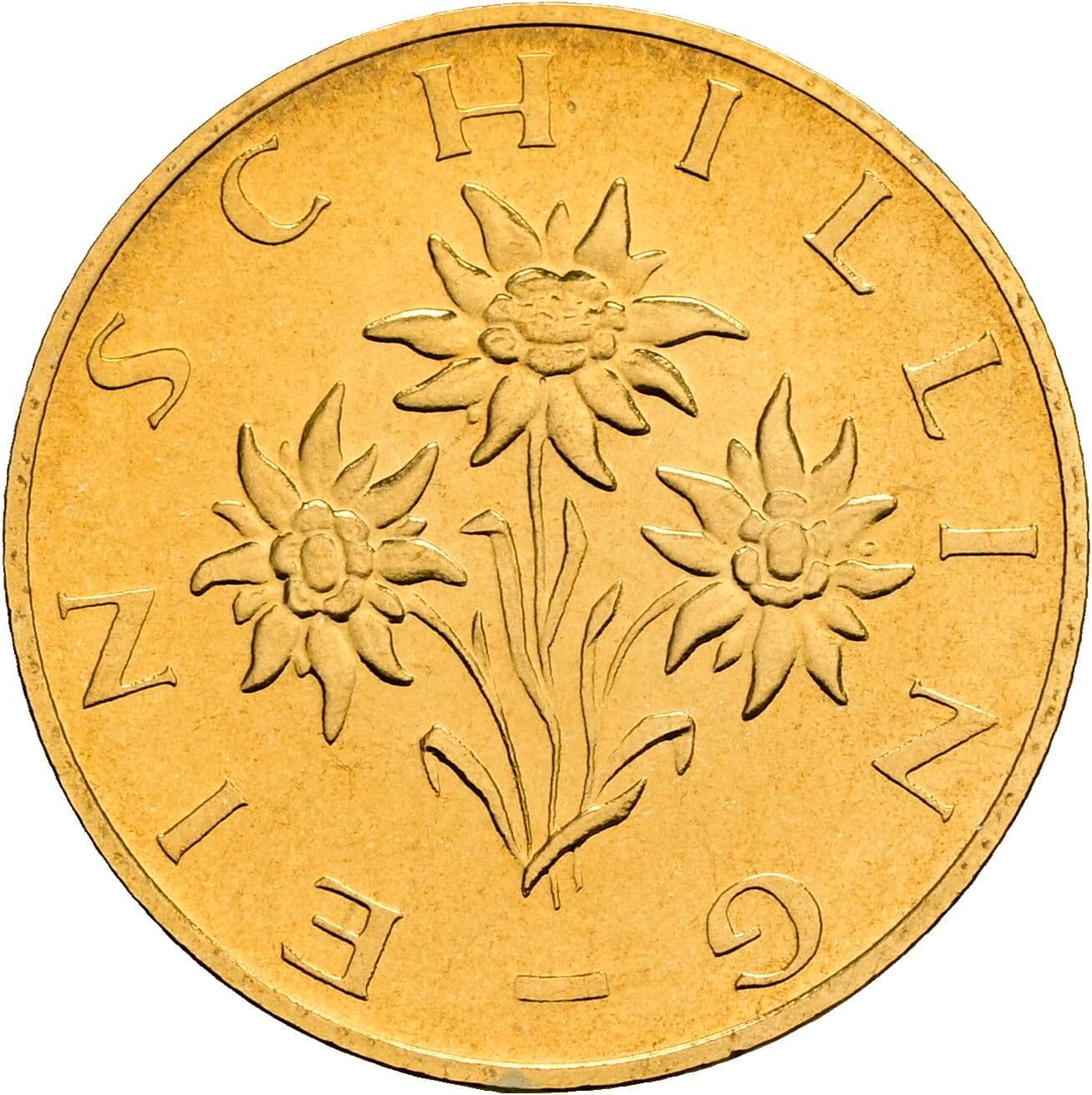 1 Schilling 1986 – Rückseite