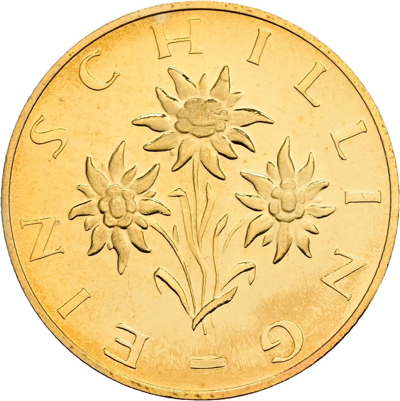 1 Schilling 1980 – Rückseite