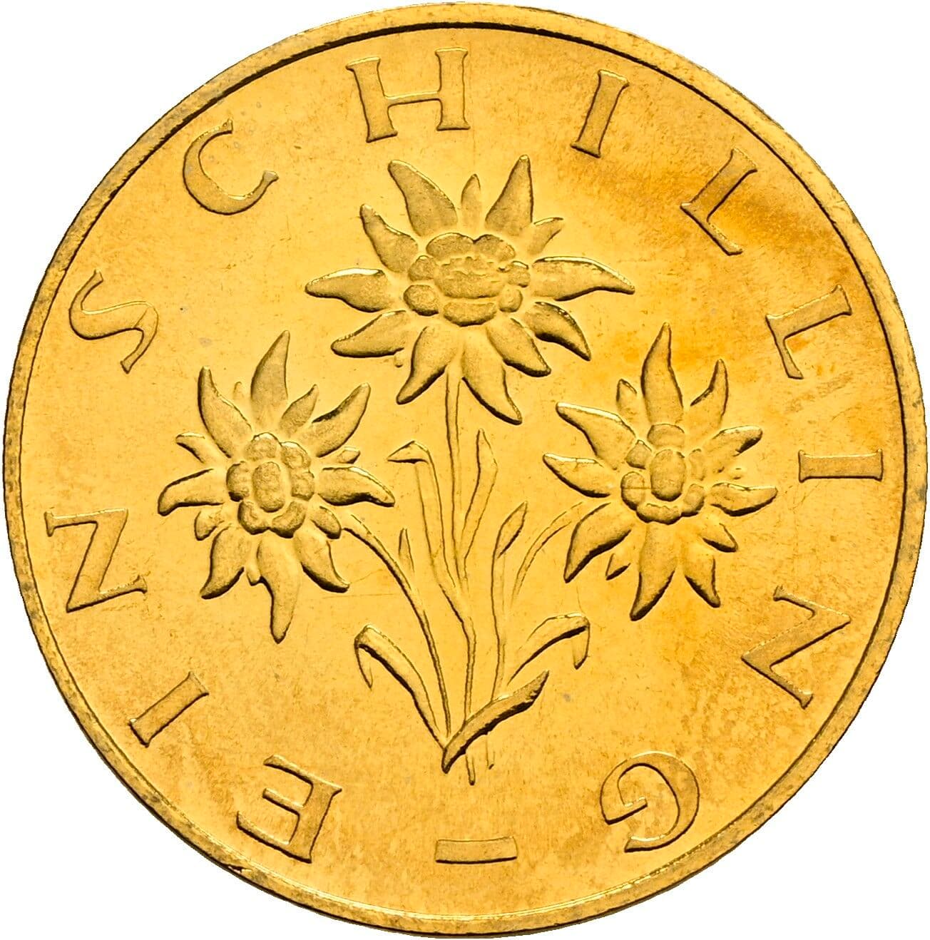 1 Schilling 1983 – Rückseite