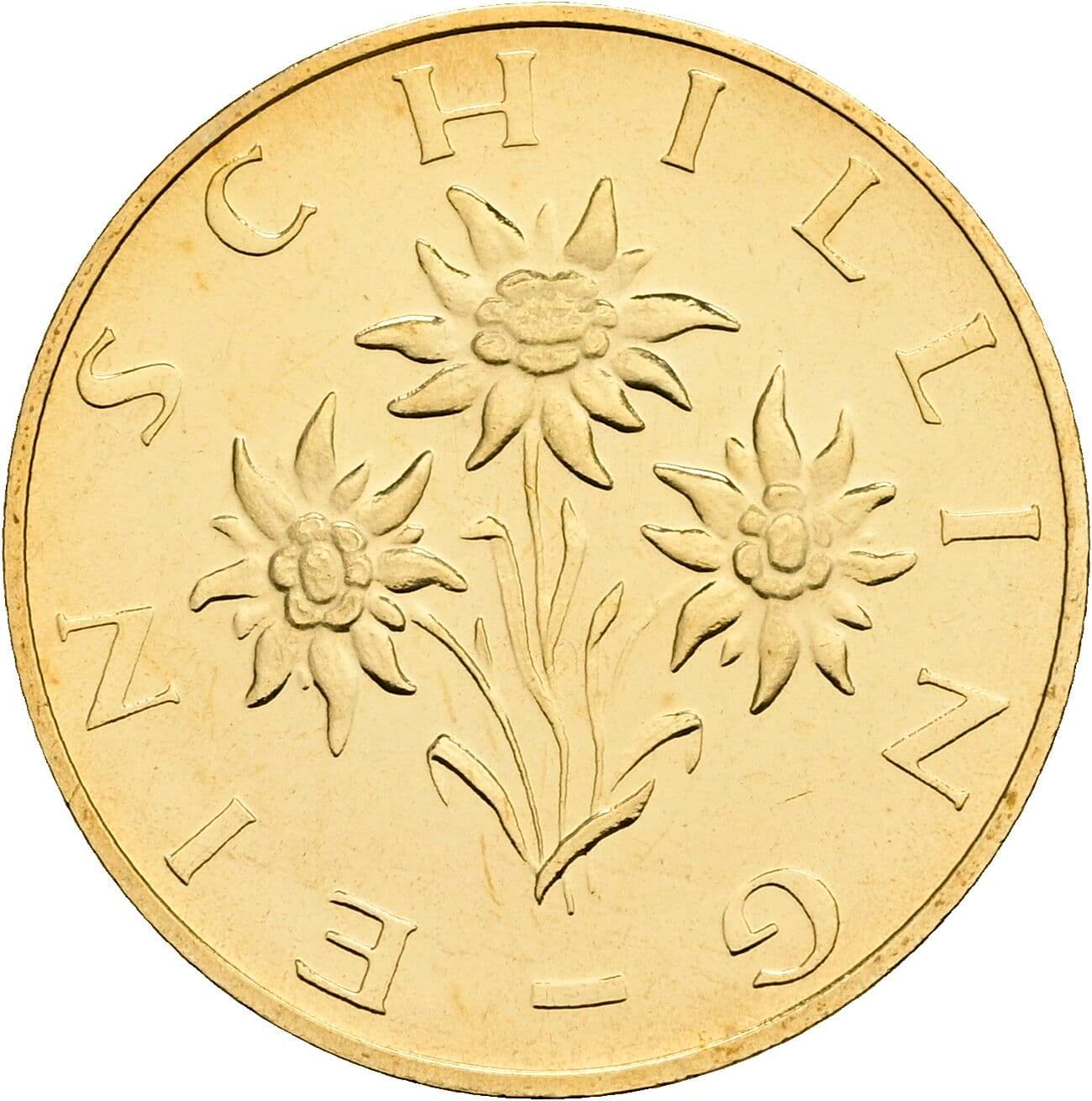 1 Schilling 1981 – Rückseite
