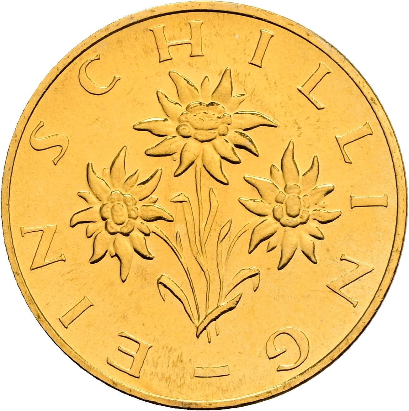 1 Schilling 1983 – Rückseite