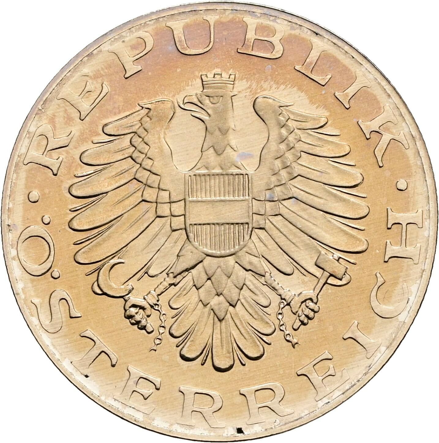 10 Schilling 1980 – Rückseite