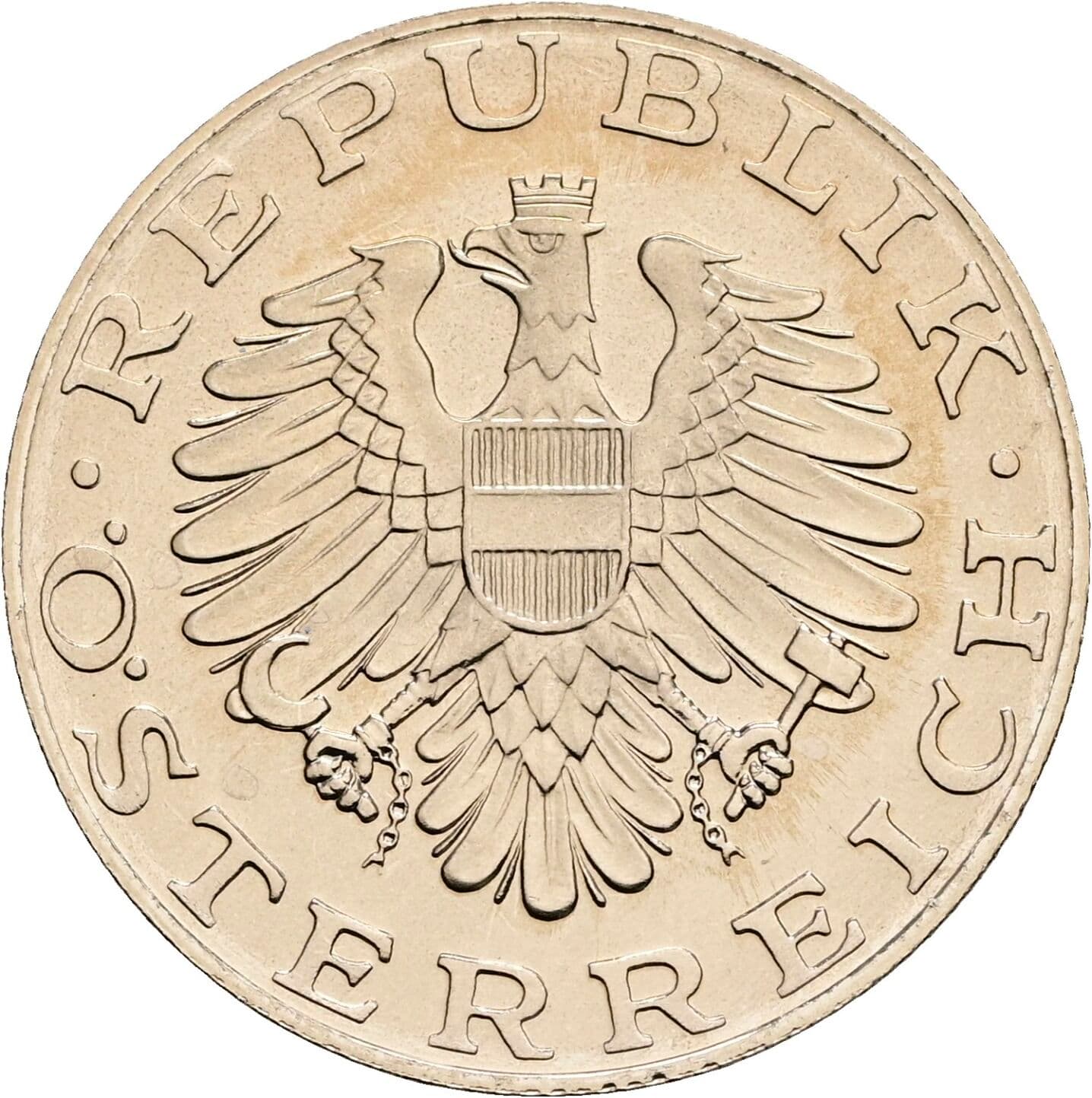 10 Schilling 1980 – Rückseite