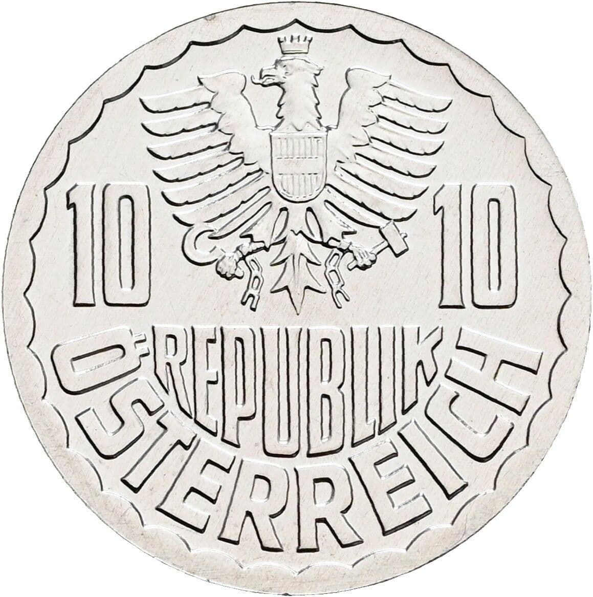 10 Groschen 2000 – Rückseite