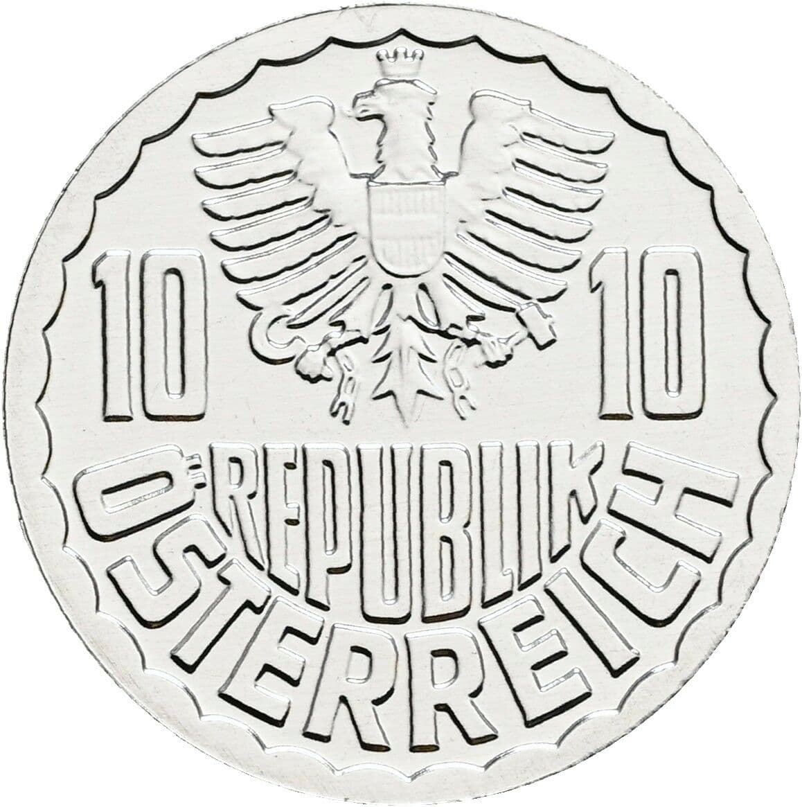 10 Groschen 2000 – Rückseite