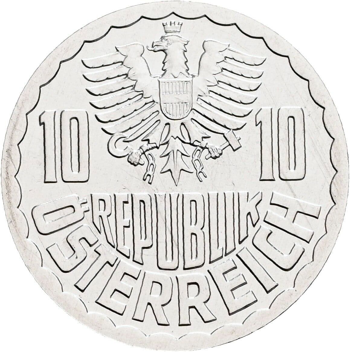 10 Groschen 2000 – Rückseite