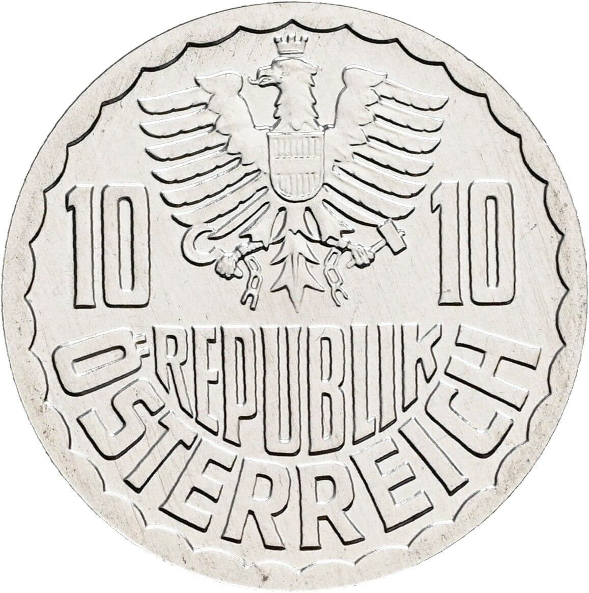 10 Groschen 2000 – Rückseite