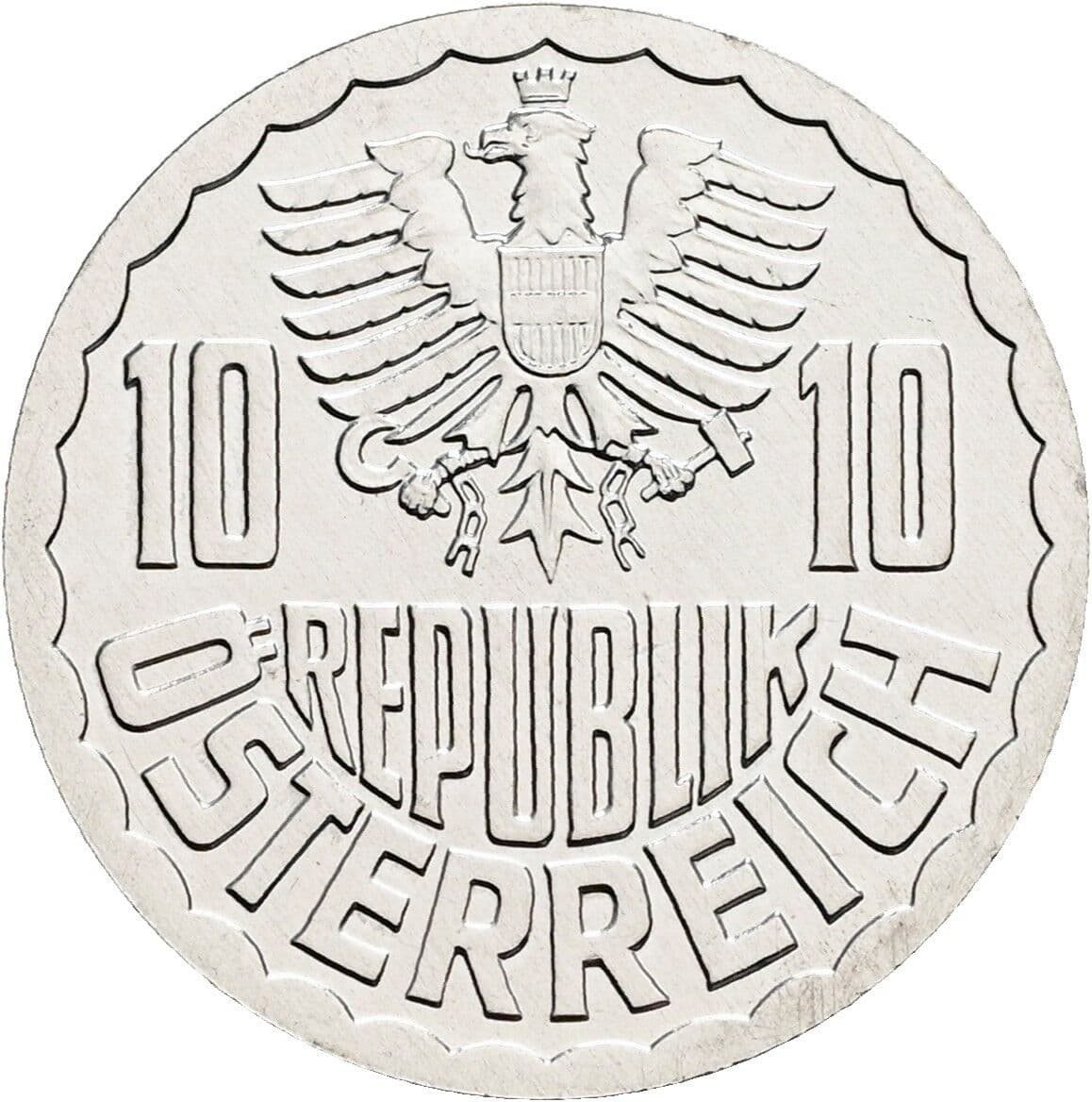 10 Groschen 2000 – Rückseite