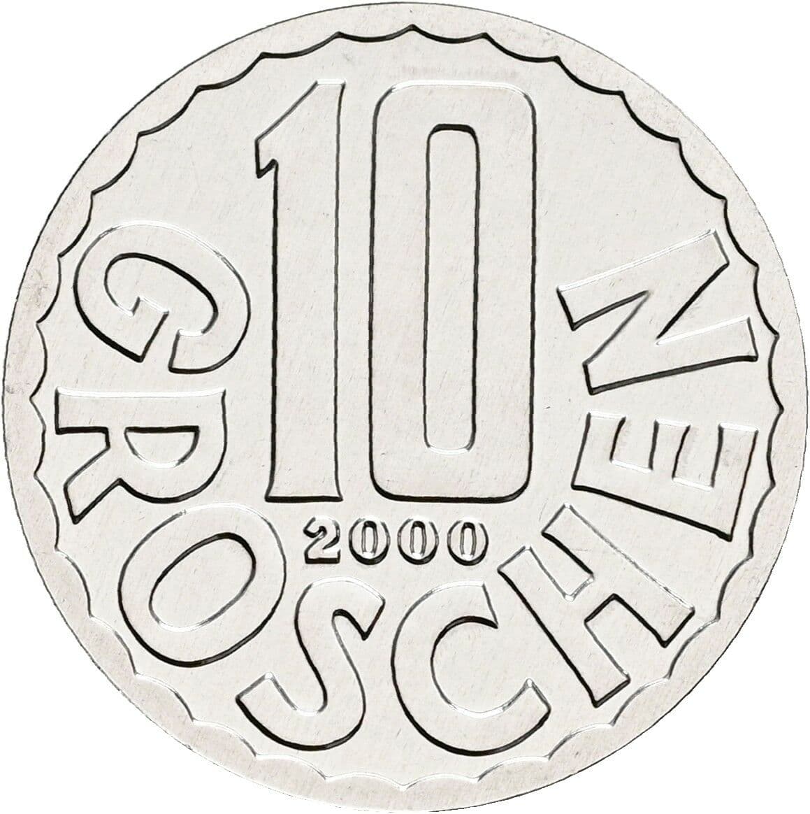10 Groschen 2000 – Vorderseite