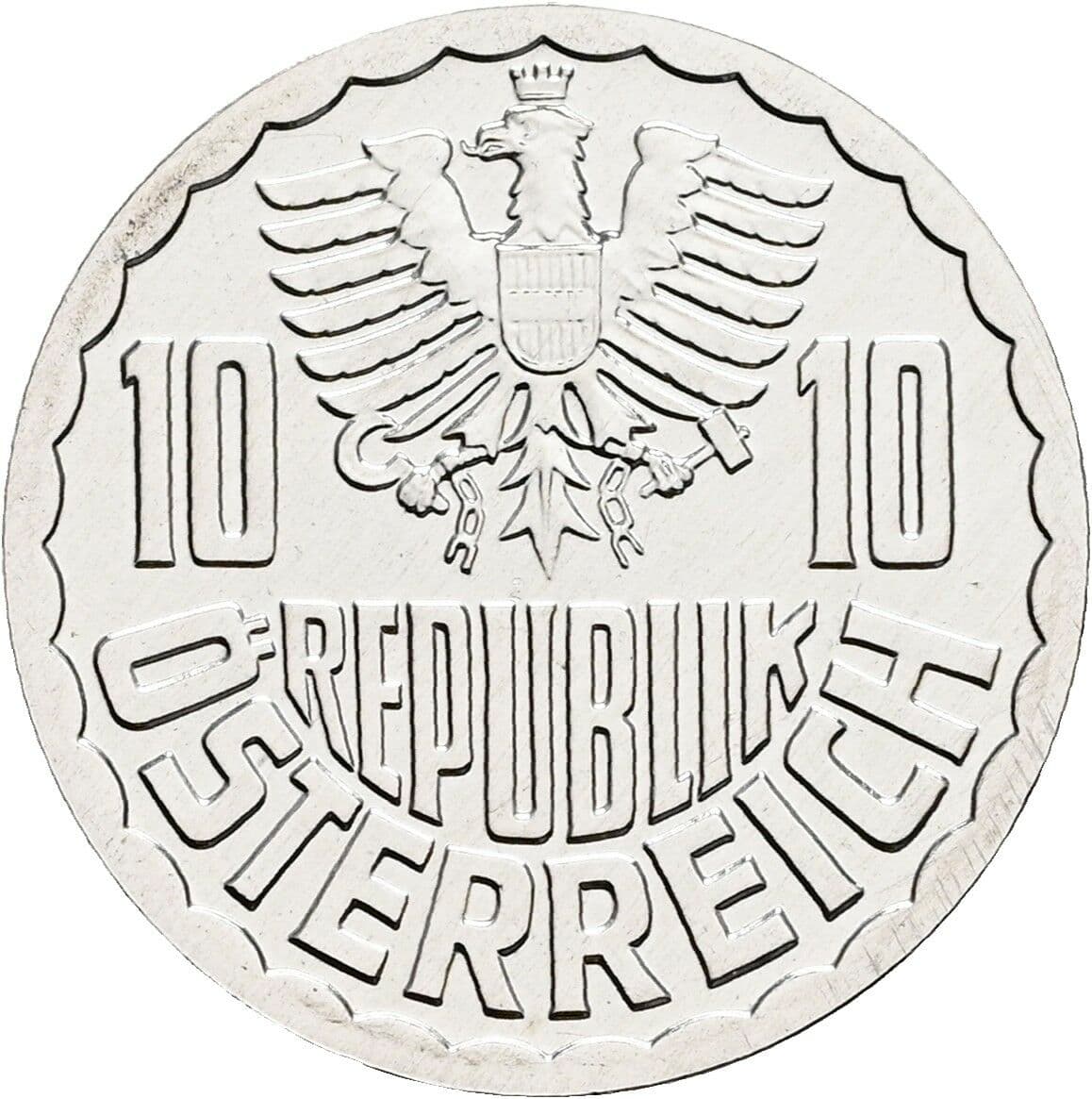 10 Groschen 2000 – Rückseite