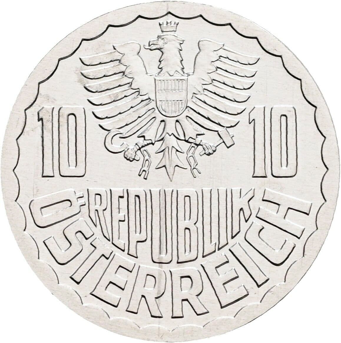 10 Groschen 2000 – Rückseite