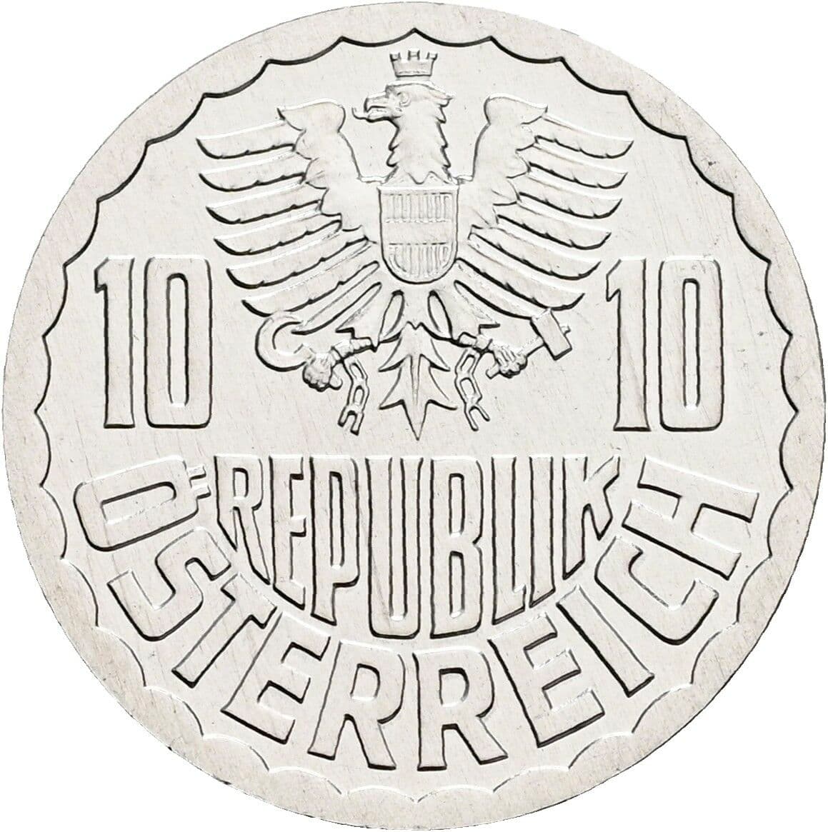 10 Groschen 2000 – Rückseite