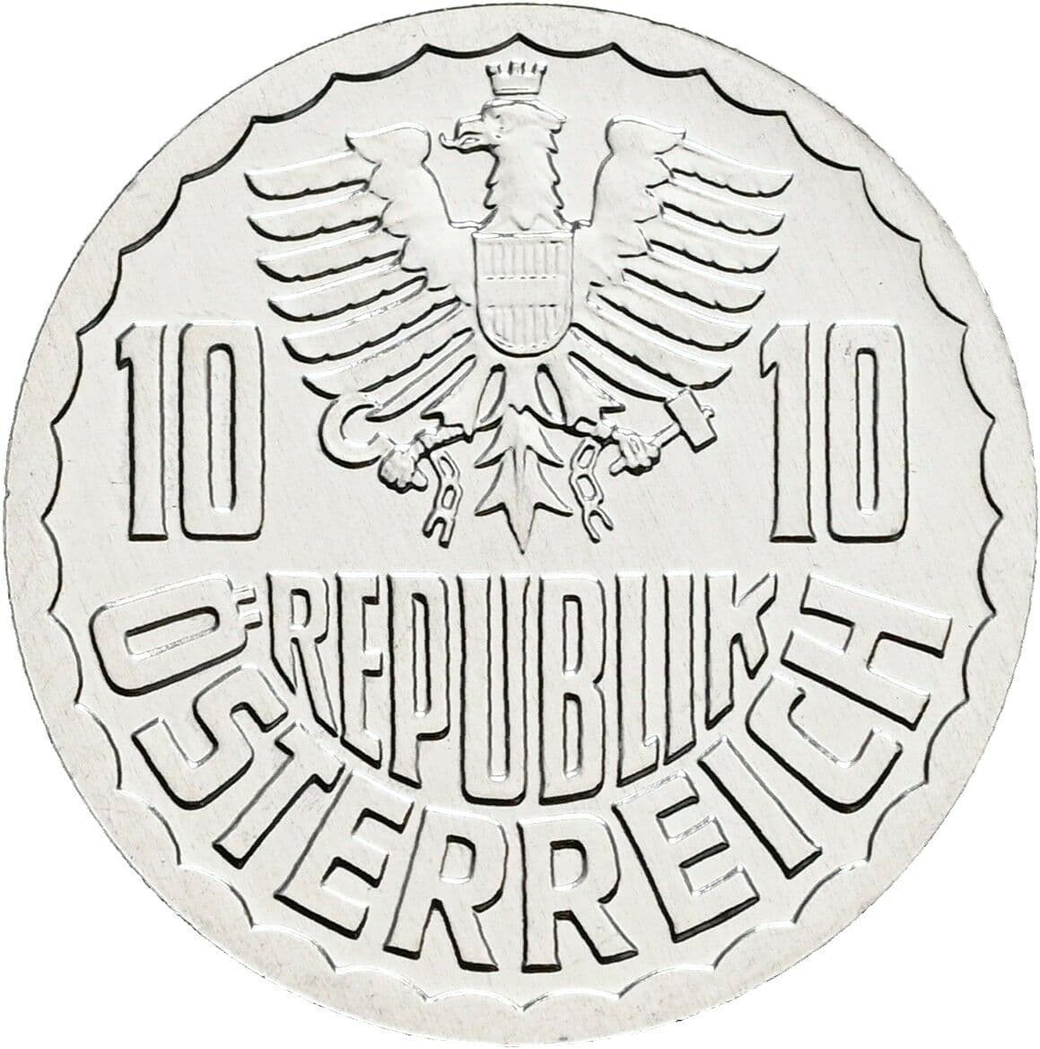10 Groschen 2000 – Rückseite