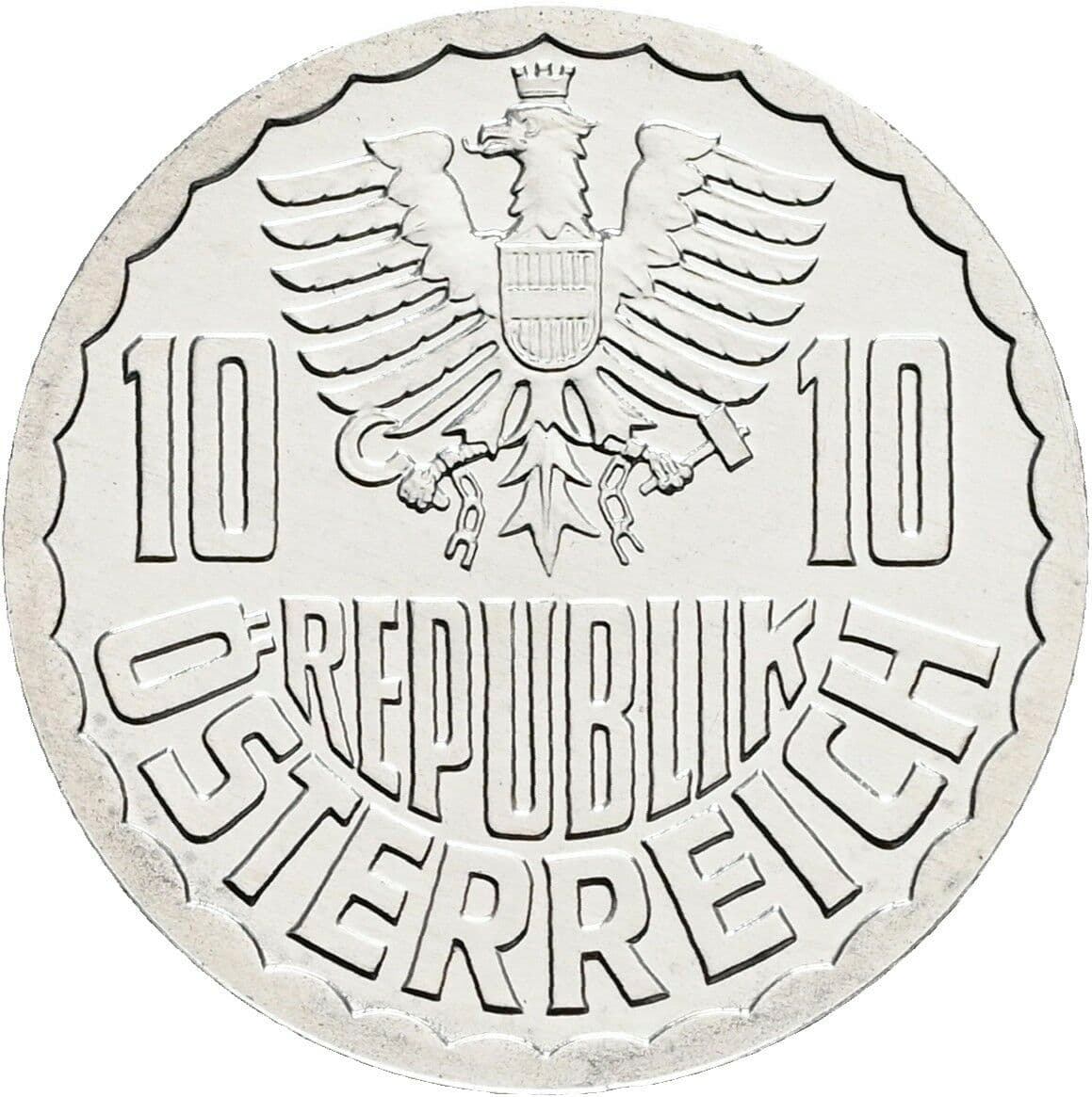 10 Groschen 2000 – Rückseite