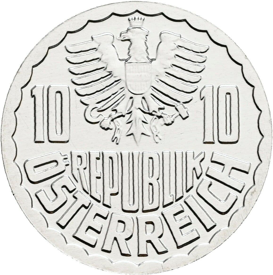 10 Groschen 2000 – Rückseite