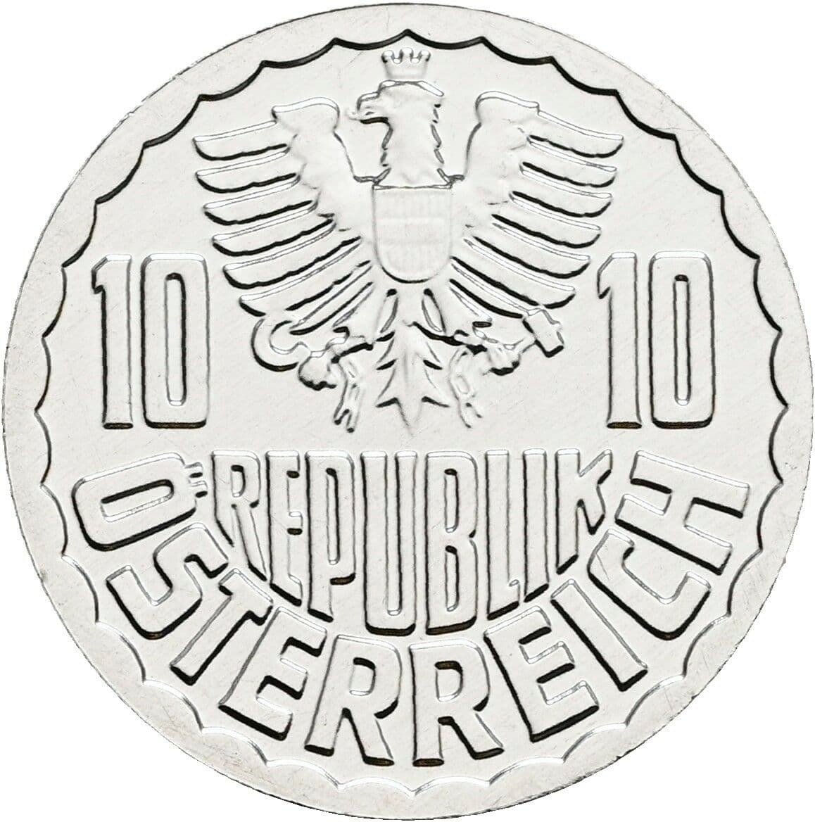 10 Groschen 2000 – Rückseite