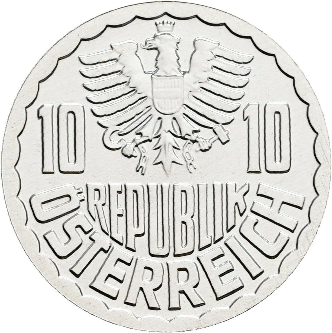 10 Groschen 2000 – Rückseite