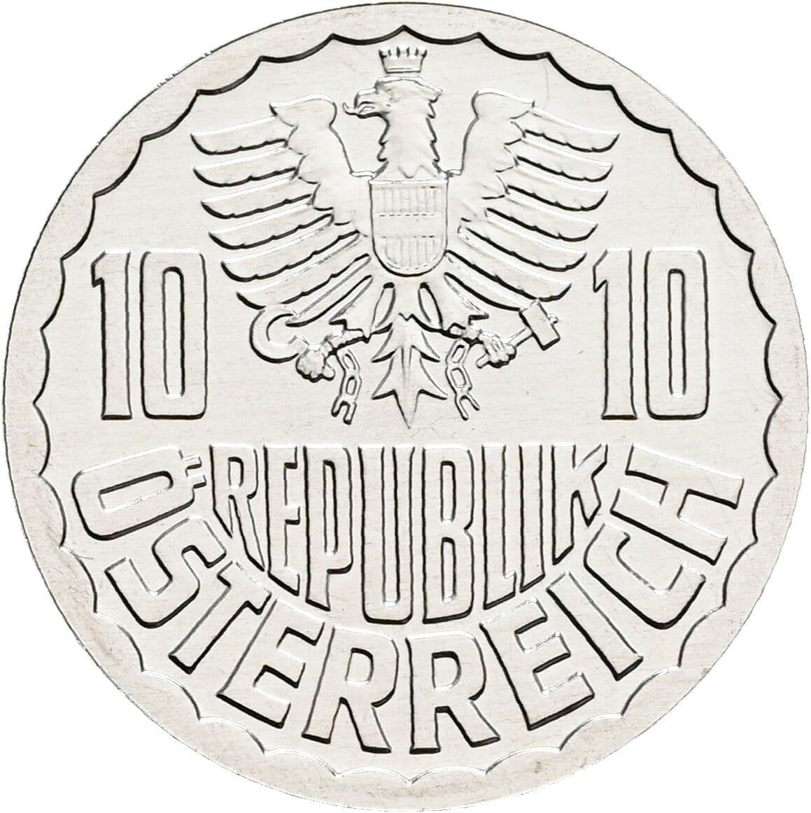 10 Groschen 2000 – Rückseite