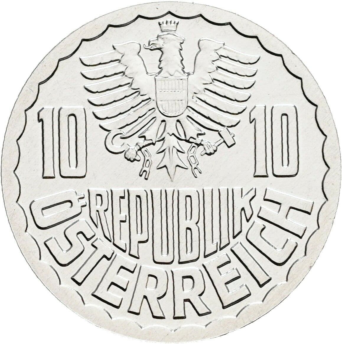 10 Groschen 2000 – Rückseite