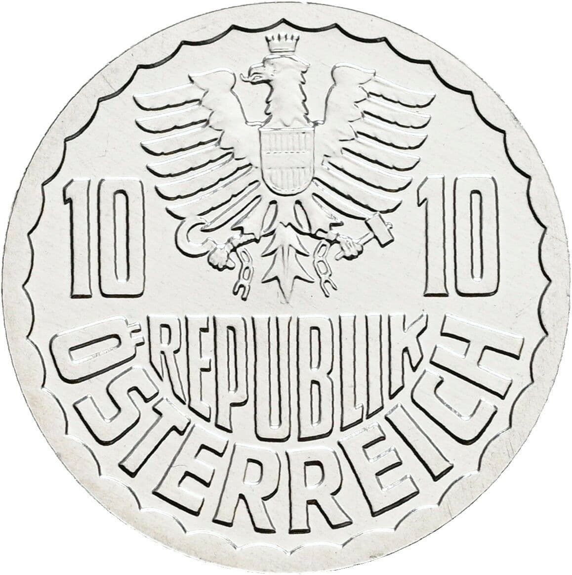 10 Groschen 2000 – Rückseite