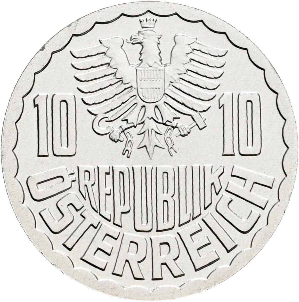 10 Groschen 2000 – Rückseite