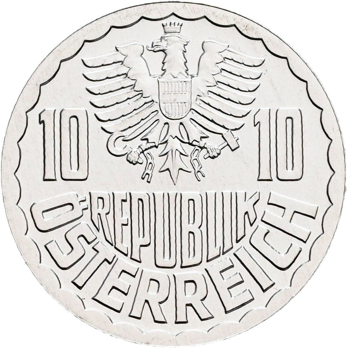 10 Groschen 2000 – Rückseite