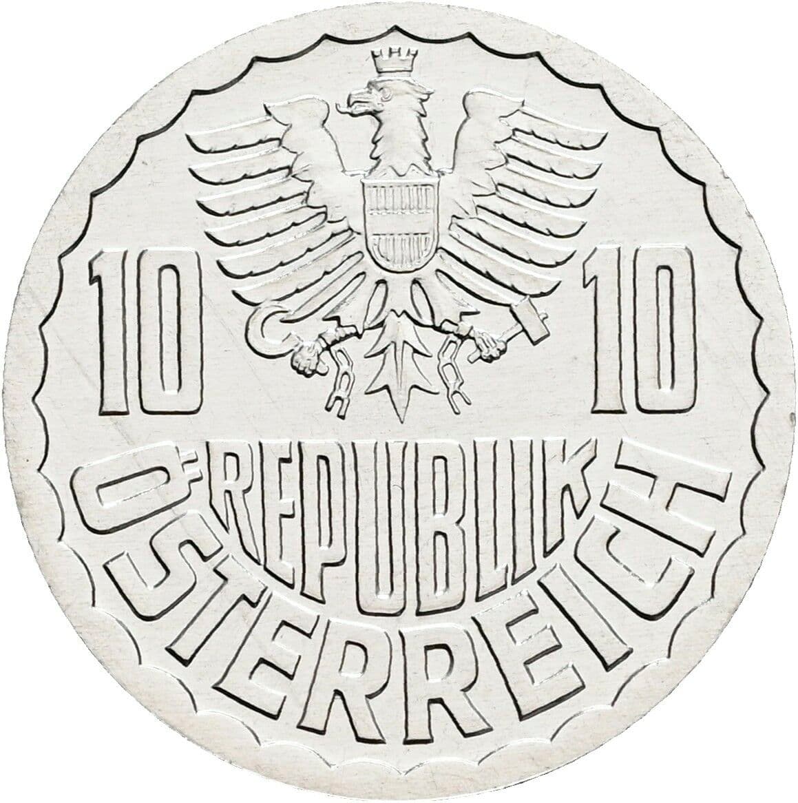10 Groschen 2000 – Rückseite