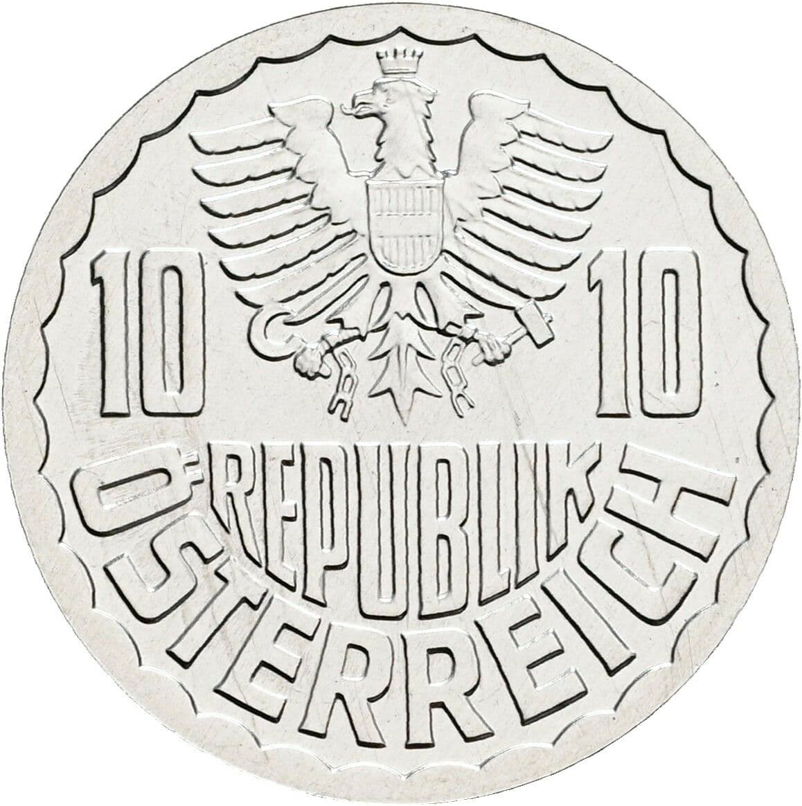10 Groschen 2000 – Rückseite