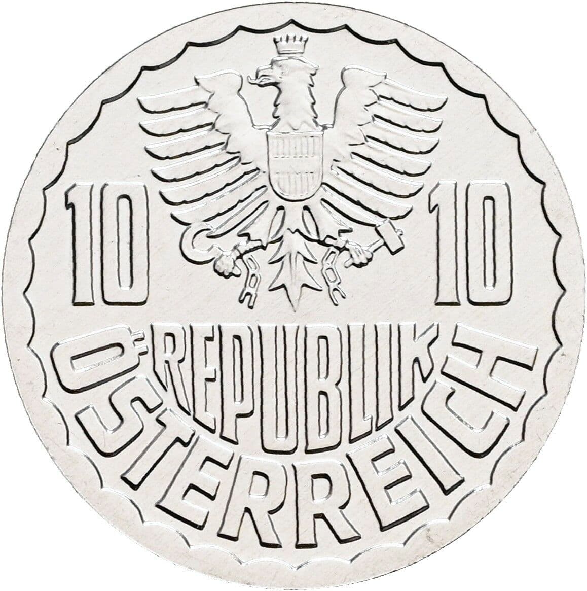 10 Groschen 2000 – Rückseite
