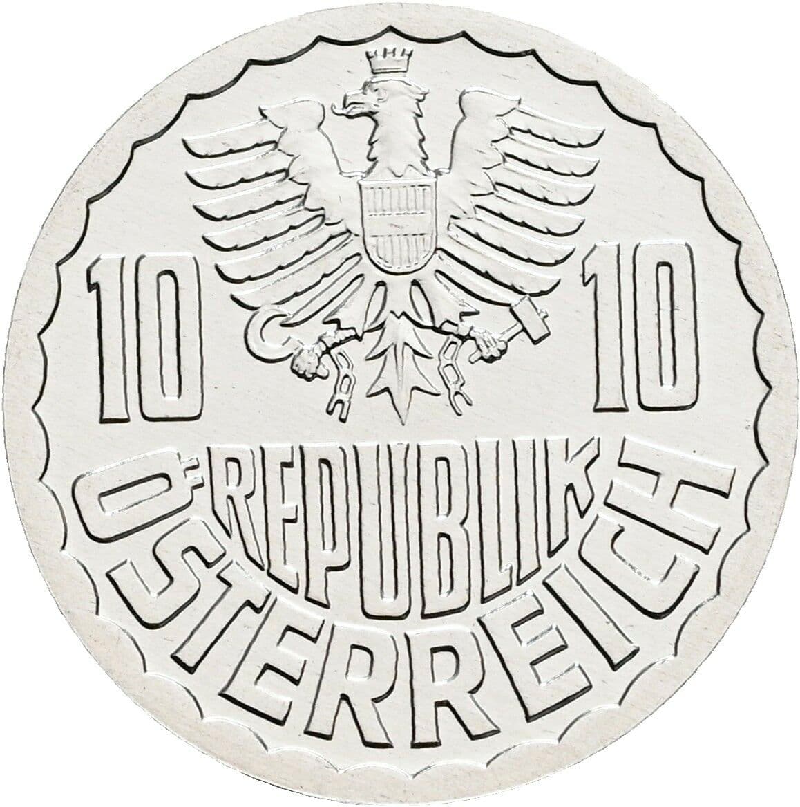 10 Groschen 2000 – Rückseite