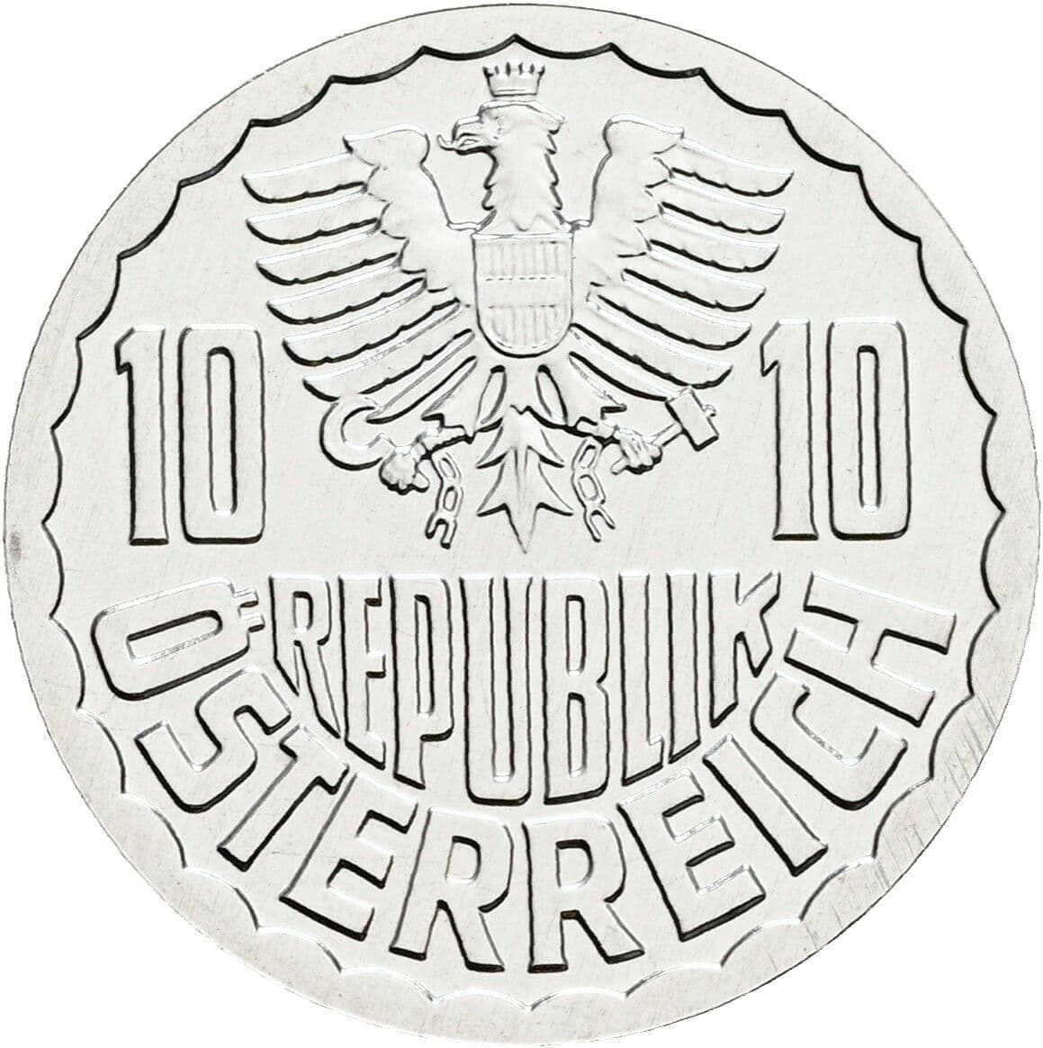10 Groschen 2000 – Rückseite